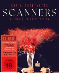 Scanners 1-3 (5 Discs Ultimate Edition, 4K Ultra HD+4 Blu-ray's) [FSK 18] [4K Ultra HD] 