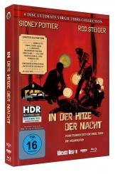 In der Hitze der Nacht (Limited Mediabook, 4K Ultra HD+3 Blu-ray's, Cover A) (inkl. 2 Bonusfilme) (1967) [4K Ultra HD] 