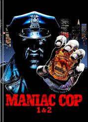 Maniac Cop 1&2 (4 Disc Limited Mediabook, 4K Ultra HD+Blu-ray, Cover A) [FSK 18] [4K Ultra HD] 