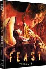 Feast Trilogie (3 Disc Limited Mediabook, Cover B) [FSK 18] [Blu-ray] 
