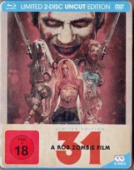 31 - A Rob Zombie Film (Uncut, Limited Steelbook, 2 Discs) (2016) [FSK 18] [Blu-ray] 