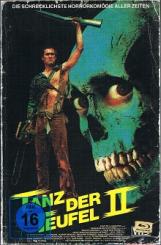Tanz der Teufel 2 (3 Disc Limited VHS-Retro Edition, 4K Ultra HD+Blu-ray, Cover A) (1987) [4K Ultra HD] 