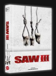 Saw 3 (Unrated, Limited Wattiertes Mediabook, Cover A) (2006) [FSK 18] [Blu-ray] 
