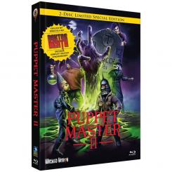 Puppet Master 2 / Puppet Master: Doktor Death (Limited Mediabook, Double Feature, 2 Discs, Cover A) (1990/2022) [FSK 18] [Blu-ray] 
