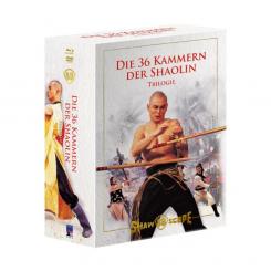Die 36 Kammern der Shaolin - Trilogie (Limited Mediabook, Schuber Edition, 3 Blu-ray's+3 DVDs, Cover A) [Blu-ray] 