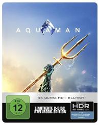 Aquaman (Limited Steelbook, 4K Ultra HD+Blu-ray) (2018) [4K Ultra HD] 