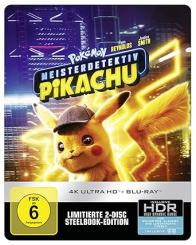 Pokémon: Meisterdetektiv Pikachu (Limited Steelbook, 4K Ultra HD+Blu-ray) (2019) [4K Ultra HD] 