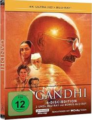 Gandhi (Limited Steelbook, 2 4K Ultra HD's+2 Blu-ray's) (1982) [4K Ultra HD] 