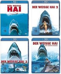 Der weisse Hai 1-4 (4 Discs, Bundle) (1975-1987) [Blu-ray] [Gebraucht - Zustand (Sehr Gut)] 