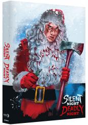 Silent Night, Deadly Night (Limited Wattiertes Mediabook, Blu-ray+DVD, Cover W) (1984) [FSK 18] [Blu-ray] 