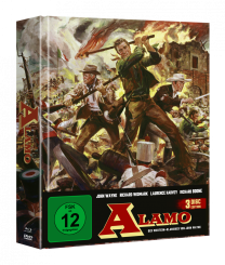 Alamo (Limited Mediabook, 2 Blu-ray's+DVD) (1960) [Blu-ray] 