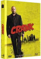 Crank (Extended Version, Limited Mediabook, Blu-ray+DVD, Cover C) (2006) [FSK 18] [Blu-ray] 
