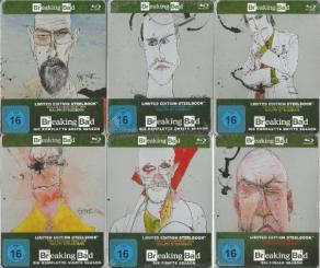 Breaking Bad  (Alle 6 Steelbooks, 15 Discs) - Die komplette Serie [Blu-ray] 