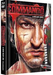 Commando (Limited Mediabook, Blu-ray+DVD, Cover C) (2013) [FSK 18] [Blu-ray] 