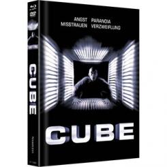 Cube (Limited Mediabook, Blu-ray+DVD, Cover A) (1997) [Blu-ray] 