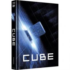 Cube (Limited Mediabook, Blu-ray+DVD, Cover B) (1997) [Blu-ray] 