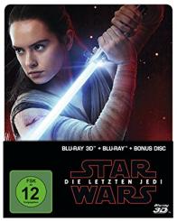 Star Wars: Die letzten Jedi (Limited Steelbook, 3D Blu-ray+Blu-ray+Bonus Disc) (2017) [3D Blu-ray] 