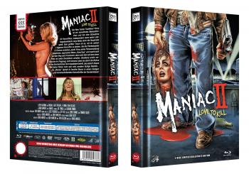 Maniac II - Love To Kill (Limited Mediabook, Blu-ray+DVD, Cover A) (1982) [FSK 18] [Blu-ray] 