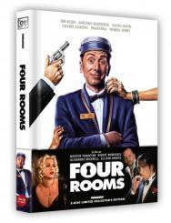 Four Rooms (Limited Wattiertes Mediabook, Blu-ray+DVD) (1995) [Blu-ray] 