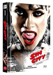 Sin City (Limited Mediabook, 2 Discs, Cover E) (2005) [FSK 18] [Blu-ray] 