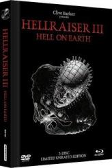 Hellraiser III - Hell on Earth (3 Disc Limited Edition, Blu-ray + 2 DVDs, Mediabook) (Black Edition) (1992) [FSK 18] [Blu-ray] 