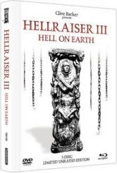 Hellraiser III - Hell on Earth (3 Disc Limited Edition, Blu-ray + 2 DVDs, Mediabook) (White Edition) (1992) [FSK 18] [Blu-ray] 