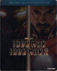 Iron Man 1+2 (Steelbook, 2 Discs) [Blu-ray] 