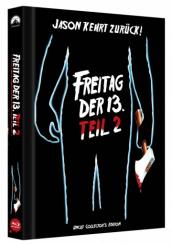 Freitag der 13. Teil 2 (Limited Collector's Edition Mediabook, Cover C) (1981) [FSK 18] [Blu-ray] 