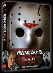 Freitag der 13. Teil 6 (3 Disc Limited Wattiertes Mediabook, Blu-ray+DVD) (1986) [FSK 18] [Blu-ray] 