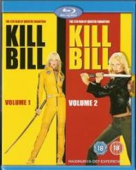 Kill Bill Vol.1/Kill Bill Vol.2 (2 Discs) [FSK 18] [UK Import mit dt. Ton] [Blu-ray] 