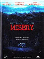 Misery (Limited Mediabook, Blu-ray+DVD, Cover B) (1990) [Blu-ray] 