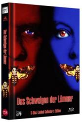 Das Schweigen der Lämmer (3 Disc Limited Mediabook, Blu-ray+2 DVDs, Cover C) (1991) [Blu-ray] 