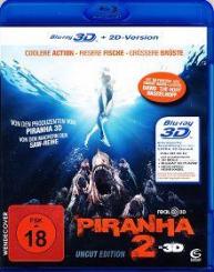 Piranha 2 (Uncut, 3D+2D Version) (2012) [FSK 18] [3D Blu-ray] 