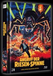 Angriff der Riesenspinne (4 Disc Limited Mediabook, Blu-ray+2 DVDs+CD-Soundtrack, Cover B) (1975) [Blu-ray] 