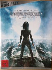 Underworld 1-4  (Steelbook, 4 Discs) (Limited Deluxe Edition, Hero Pack inkl. 23cm Figur) [FSK 18] [Blu-ray] 