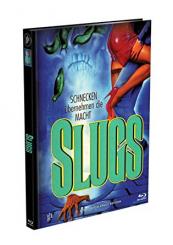 Slugs (3 Disc Limited Mediabook, Blu-ray+2 DVDs, Cover B) (1988) [FSK 18] [Blu-ray] 