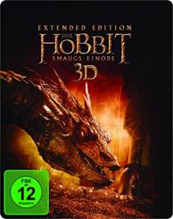 Der Hobbit: Smaugs Einöde (5 Disc Steelbook, Extended Version, 3D Blu-ray+Blu-ray) (2013) [3D Blu-ray] 