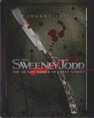 Sweeney Todd - Der teuflische Barbier aus der Fleet Street (Limited Steelbook) (2007) [EU Import mit dt. Ton] [Blu-ray] 