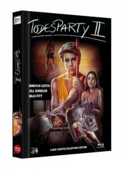 Die Todesparty 2 (Cutting Class) (Limited Mediabook, Blu-ray+DVD, Cover B) (1989) [FSK 18] [Blu-ray] 