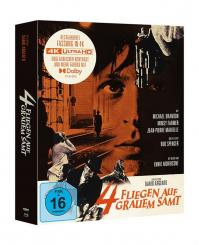 Vier Fliegen auf Grauem Samt (4 Disc Limited Collector's Edition, 4K Ultra HD+2 Blu-ray's+CD) (1971) [4K Ultra HD] 