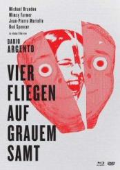 Vier Fliegen auf Grauem Samt (Blu-ray+2DVDs, Mediabook) (1971) [FSK 18] [Blu-ray] 