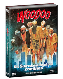 Woodoo - Die Schreckensinsel der Zombies (Limited Wattiertes Mediabook, Blu-ray+DVD, Cover B) (1979) [FSK 18] [Blu-ray] 