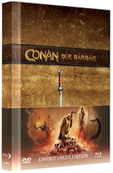 Conan der Barbar (Limited Wattiertes Mediabook, Blu-ray+DVD, Cover W) (1982) [Blu-ray] 