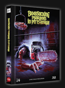 Bloodsucking Pharaohs in Pittsburgh (Limited Mediabook, Blu-ray+DVD, Cover A) (1991) [FSK 18] [Blu-ray] 