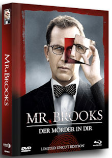Mr. Brooks - Der Mörder in dir (Limited Mediabook, Blu-ray+DVD, Cover B) (2007) [FSK 18] [Blu-ray] 