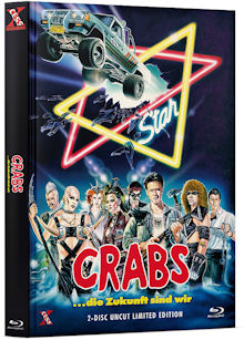 Crabs ...die Zukunft sind wir (Dead End Drive-In) (Limited Mediabook, Blu-ray+DVD, Cover A) (1986) [FSK 18] [Blu-ray] 