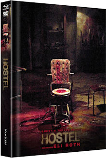 Hostel (4 DIscs Limited Mediabook, Blu-ray+DVD, Cover B) (2005) [FSK 18] [Blu-ray] 