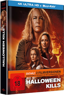 Halloween Kills (Extended Cut, Limited Mediabook, 4K Ultra HD+Blu-ray, Cover A) (2021) [FSK 18] [4K Ultra HD] 