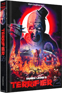 Terrifier 2 (Limited Uncut Mediabook, 4K Ultra HD+Blu-ray, Cover A) (2022) [FSK 18] [4K Ultra HD] 