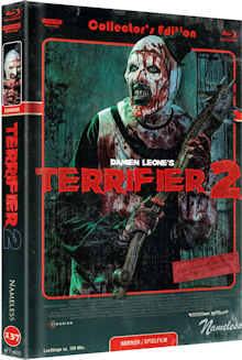 Terrifier 2 (Limited Uncut Mediabook, 4K Ultra HD+Blu-ray, Cover F) (2022) [FSK 18] [Blu-ray] 